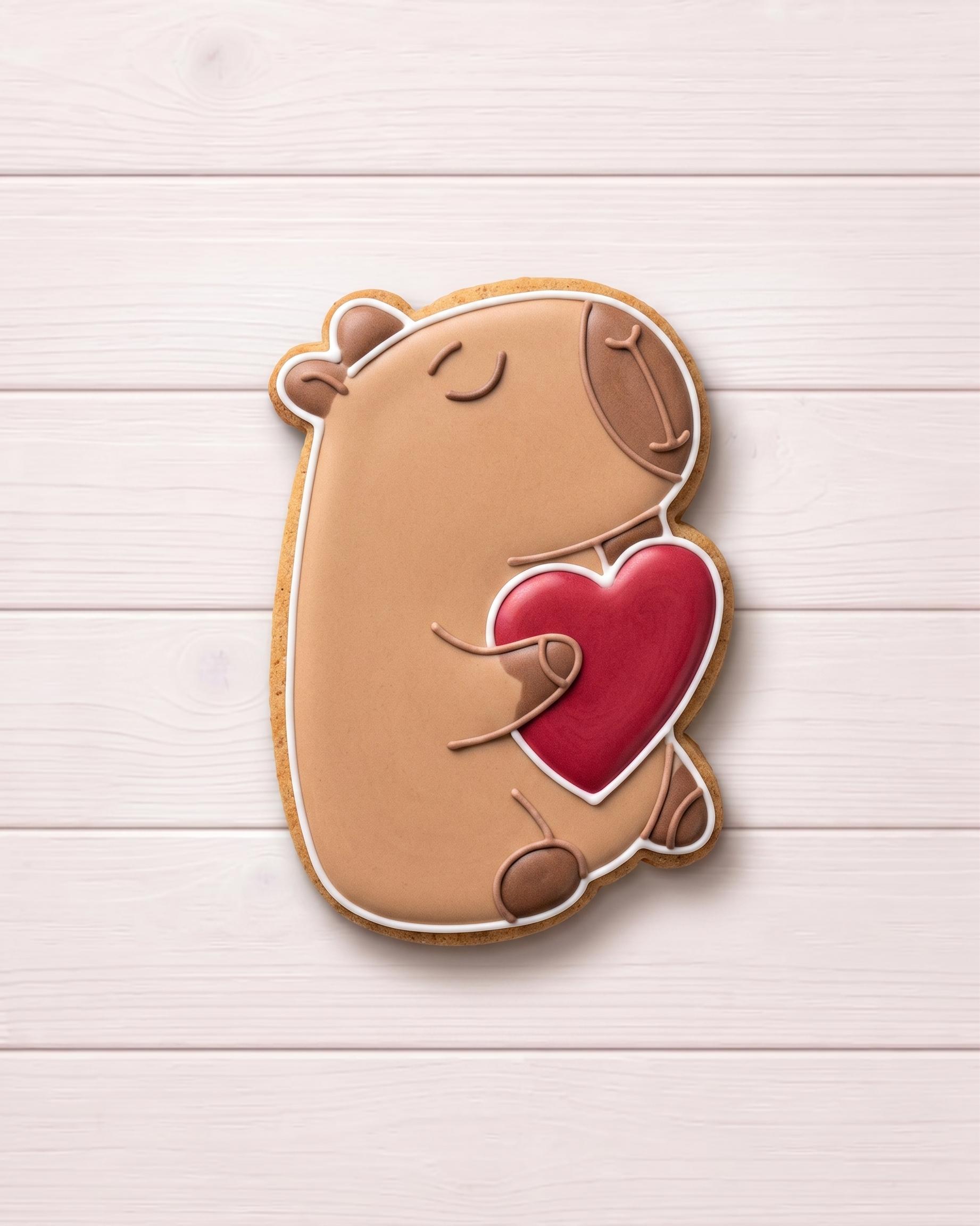ANIMALES - CAPIBARA CORAZON 2
