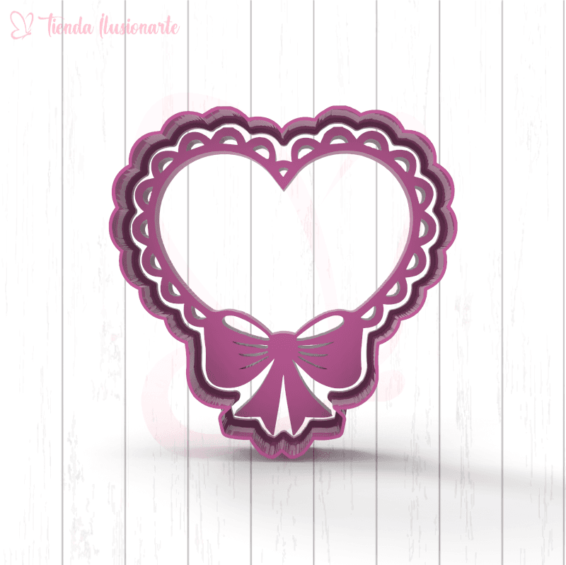 Corazón con moño - San Valentín
