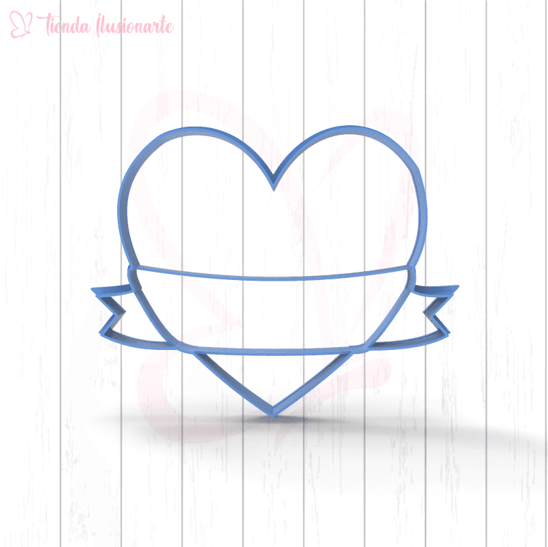 Corazón con etiqueta - San Valentín