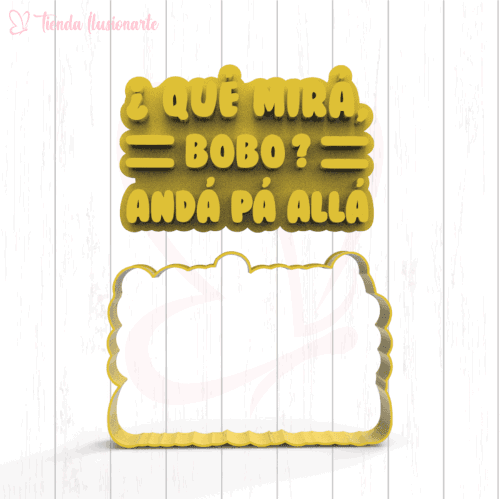 Que mirás bobo! sello mundial