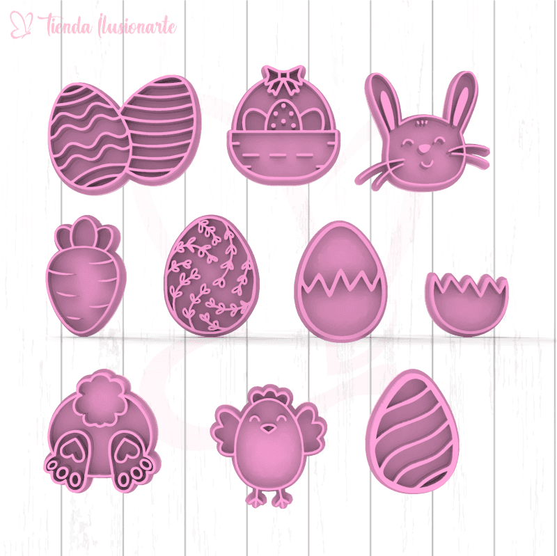 Set sellitos de Pascua x10