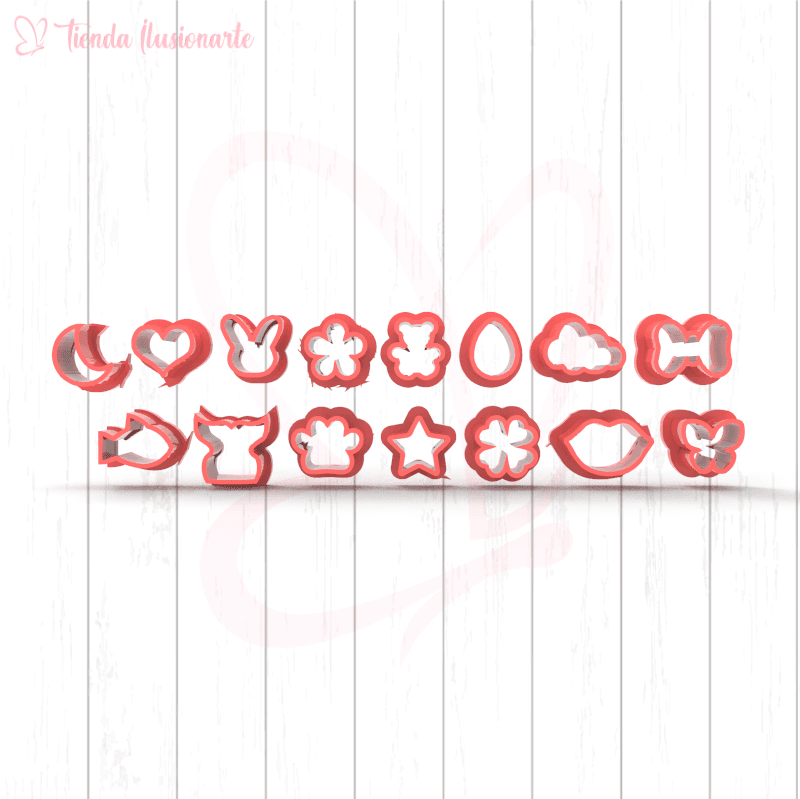 Set Mini cortantes x15