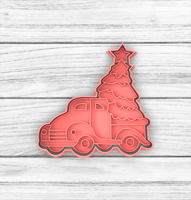 Camión con Pino Navidad