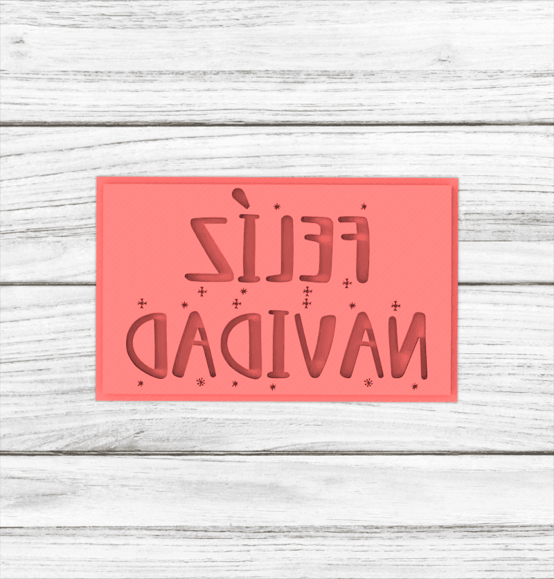 Sello/Stamp Feliz Navidad