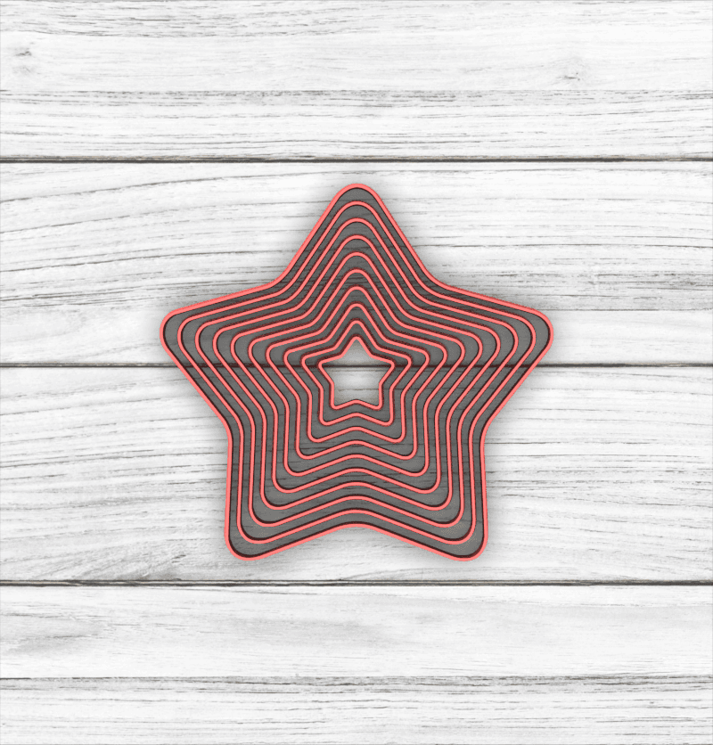 Set x10 Estrellas Navidad