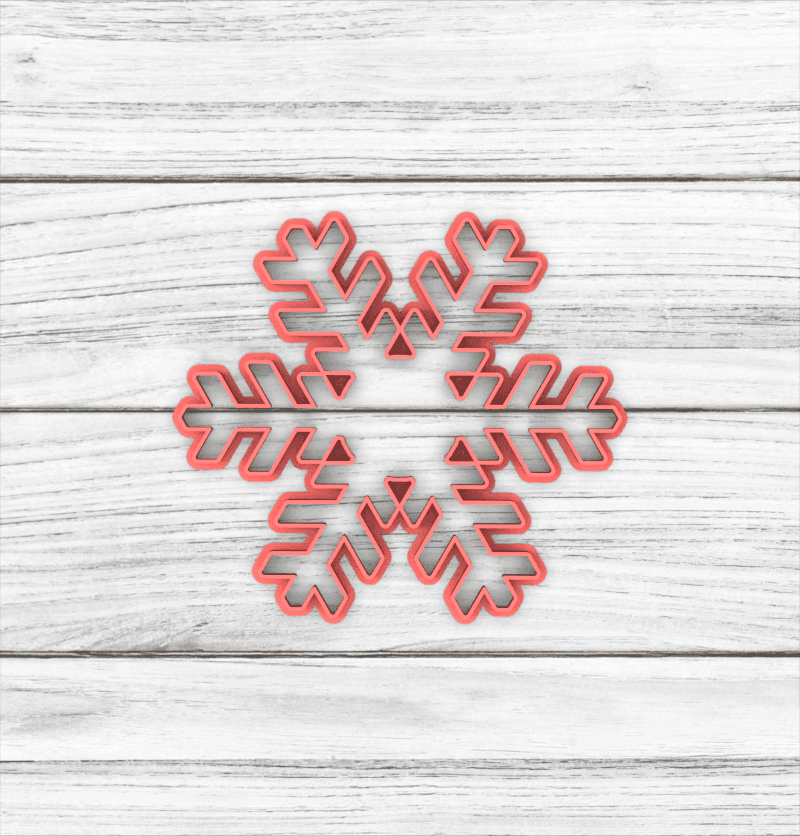 Copo de Nieve Silueta Navidad