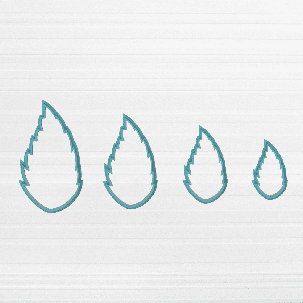 Set Hojas de Árbol x4