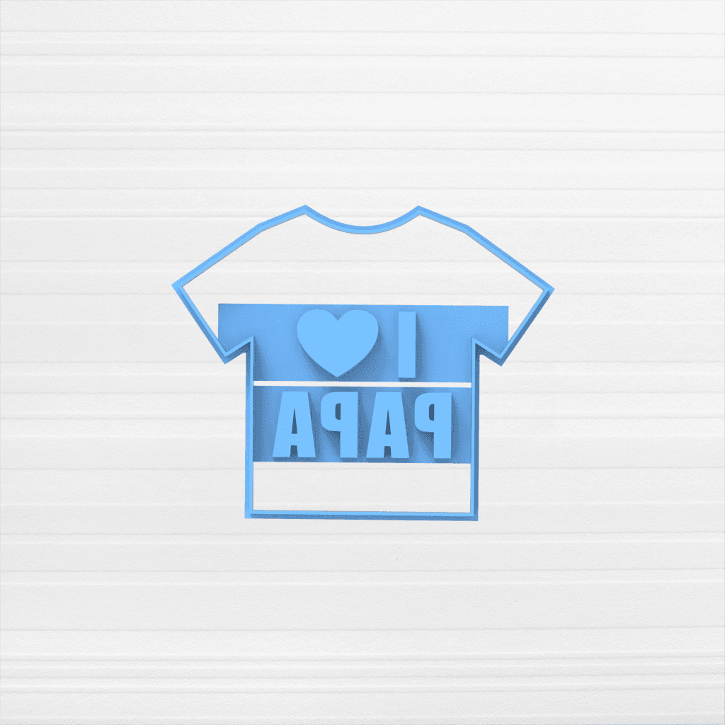Camiseta I ♡ PAPA - Día del Padre