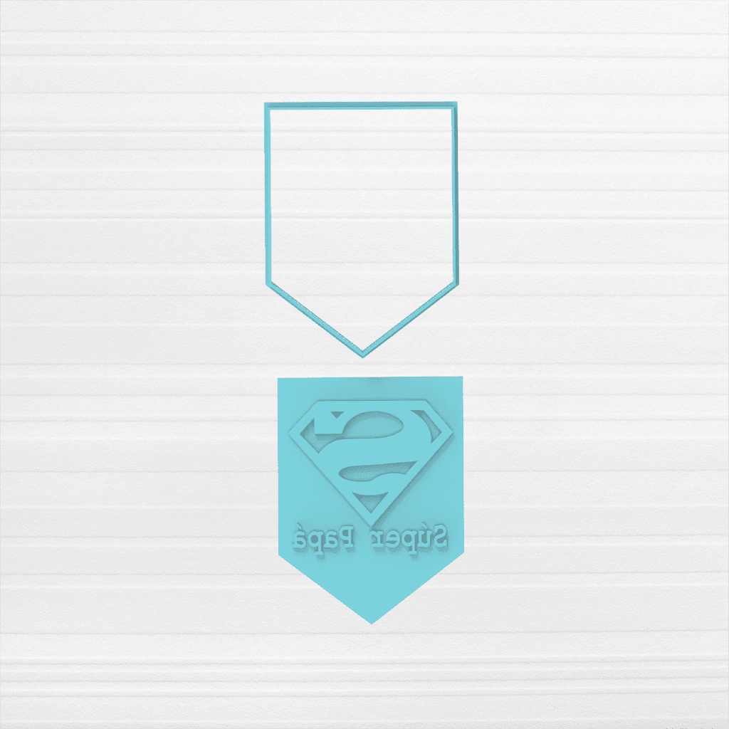 Sello Super Papá - Día del Padre