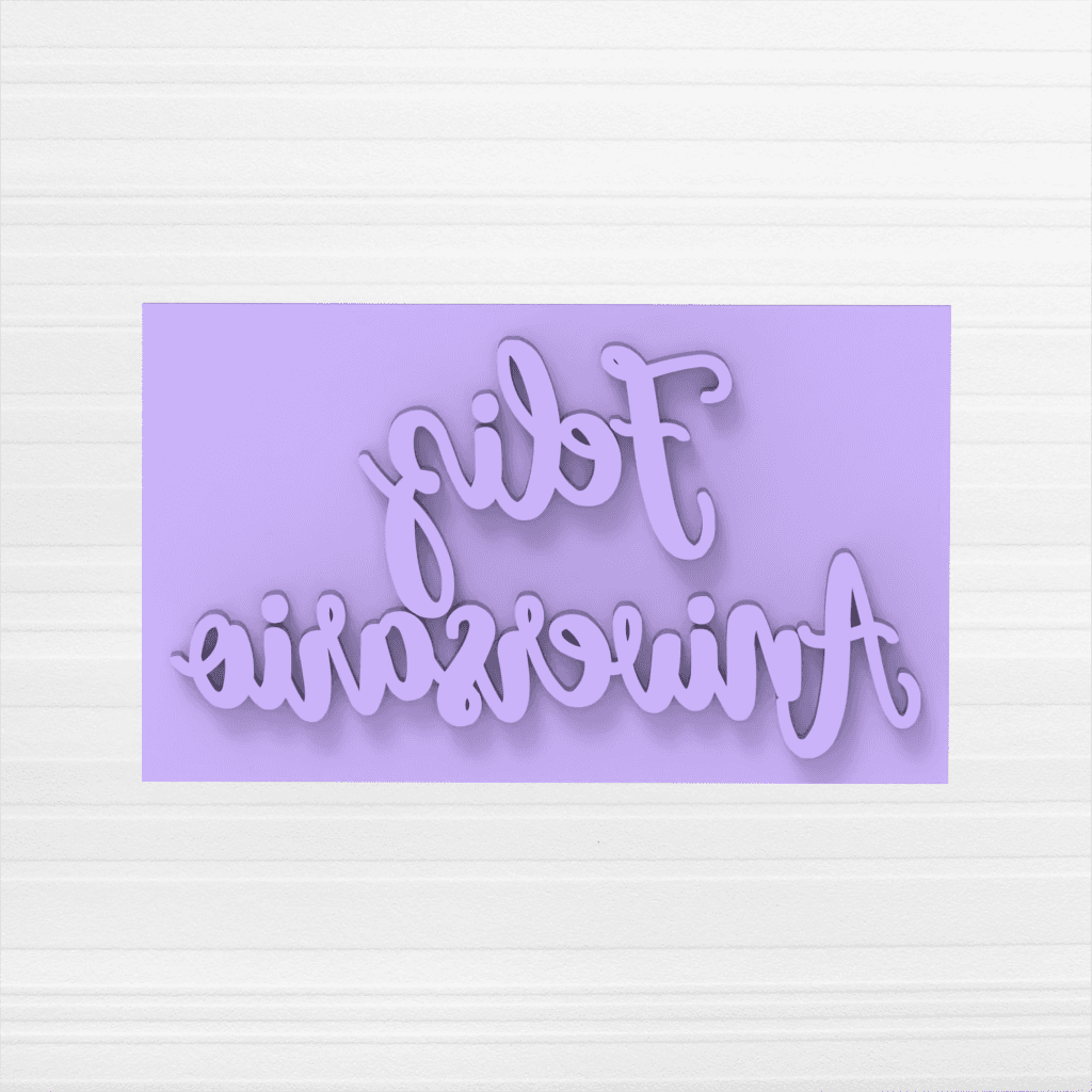 Stamp Feliz Aniversario