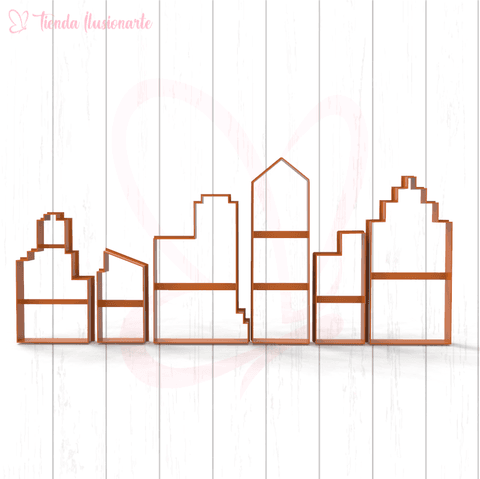 Set de Edificios x6 c944