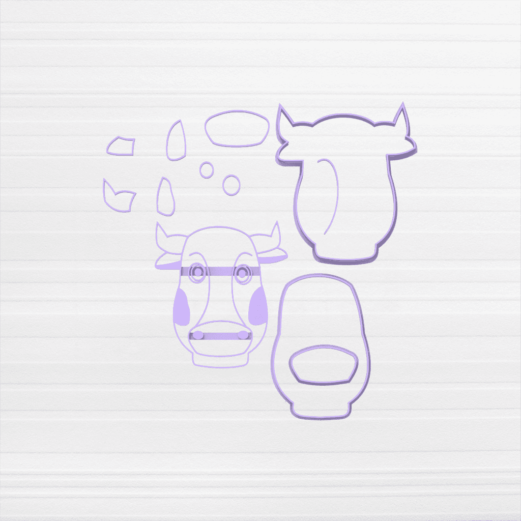 Vaca Lola Collage - La Granja de Zenón