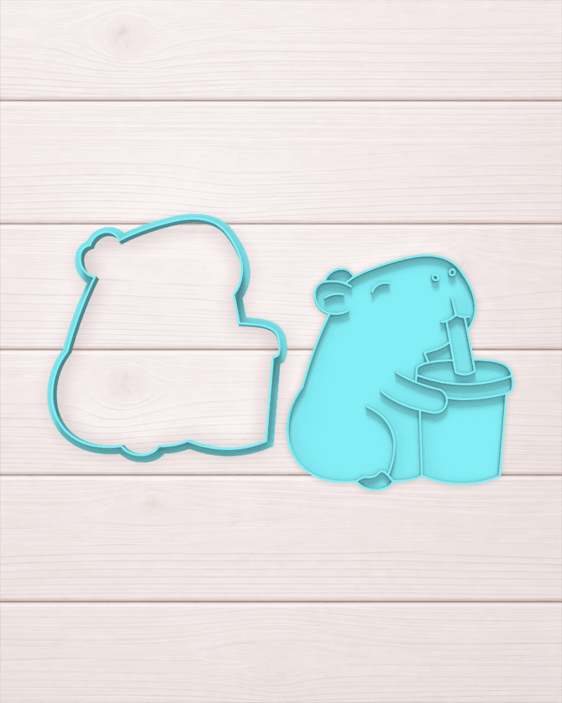 ANIMALES - CAPIBARA VASO